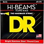 DR Strings Hi-Beams Stainless Steel 5-String Bass Strings X-Long Scale (45-65-85-105-125)