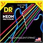 DR Strings Hi-Def NEON Multi-Color Light Electric Guitar Strings (9-42) 2 Pack