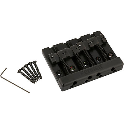 Fender HiMass 4-String Bass Bridge Assembly with Zinc Saddles