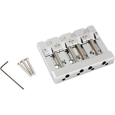 Fender HiMass String-Through 4-String Bass Bridge Assembly with Brass Saddles