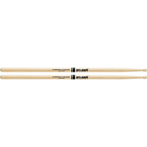 Hickory 5A Pro-Round Wood Drum Sticks
