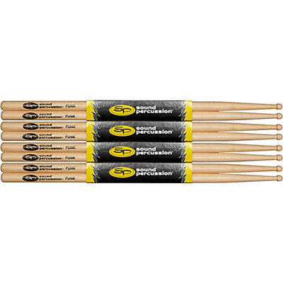 Sound Percussion Labs Hickory Drum Sticks 4-Pack -
