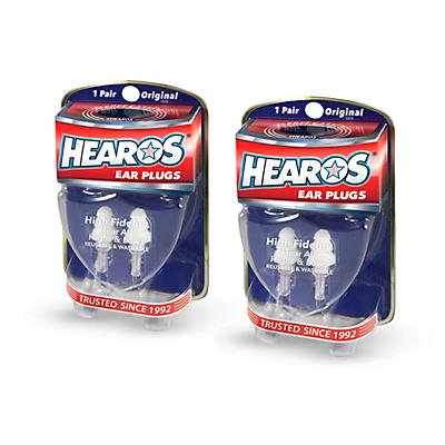 Hearos High Fidelity Ear Plugs 2-Pack