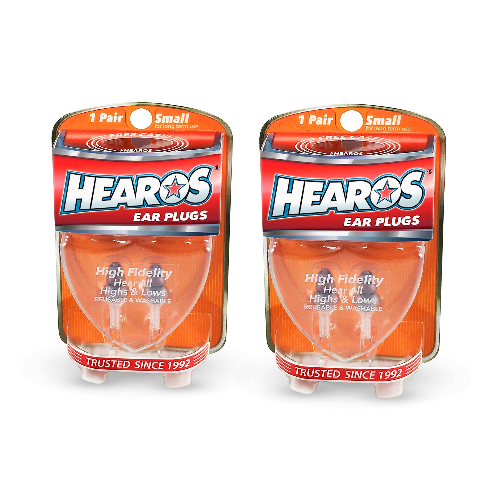 Hearos High FidelitySeries LongTerm Earplugs (2 Pairs) Musician's Friend