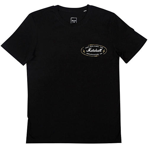 Marshall High Gain T-Shirt Medium Black