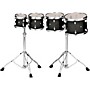 TAMA High-Pitched Concert Tom Set With Stands (Double-headed) 6, 8, 10, 12 in. Transparent Black Burst