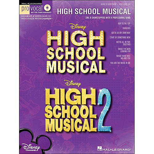 High School Musical 1 And 2 Girls Edition - Pro Vocal Series Volume 28 Book/CD