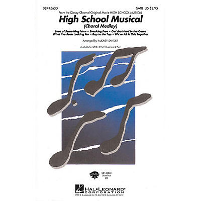 Hal Leonard High School Musical (Choral Medley) ShowTrax CD Arranged by Audrey Snyder