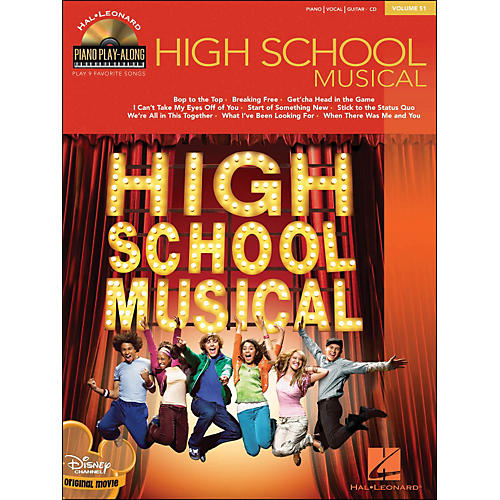 High School Musical Volume 51 Book/CD Piano Play-Along arranged for piano, vocal, and guitar (P/V/G)