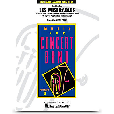 Hal Leonard Highlights From Les Miserables - Young Concert Band Level 3