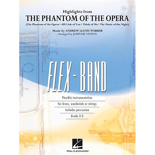 Hal Leonard Highlights From The Phantom Of The Opera - FlexBand Level 2 - 3