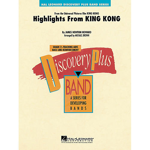 Hal Leonard Highlights from King Kong - Discovery Plus Concert Band Series Level 2 arranged by Michael Brown