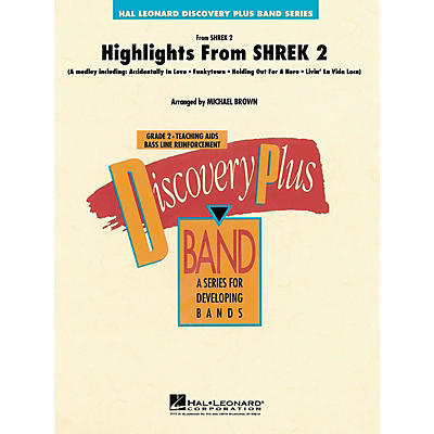 Hal Leonard Highlights from Shrek 2 - Discovery Plus Concert Band Series Level 2 arranged by Michael Brown
