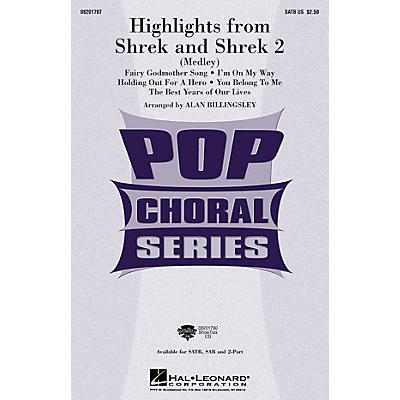 Hal Leonard Highlights from Shrek and Shrek 2 2-Part Arranged by Alan Billingsley