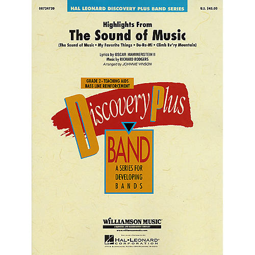 Hal Leonard Highlights from The Sound of Music - Discovery Plus Concert Band Series Level 2 arranged by Vinson