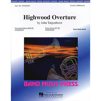Band Music Press Highwood Overture Concert Band Level 3 Composed by John Tatgenhorst