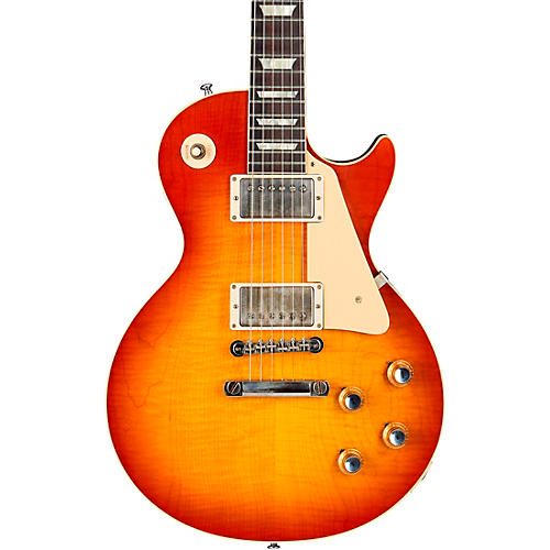 Gibson Custom Historic '60 Les Paul Standard VOS Electric Guitar Tangerine Burst