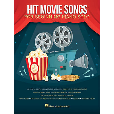 Hal Leonard Hit Movie Songs Beginning Piano Solo Songbook