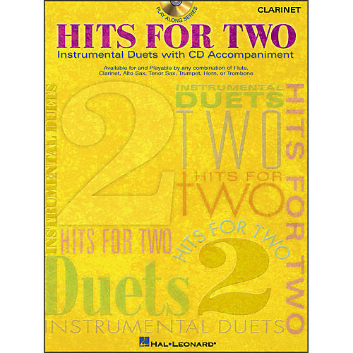 Hits for Two - Instrumental Duets for Clarinet Book/CD