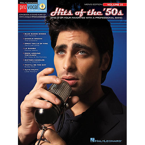 Hits of the '50s (Pro Vocal Men's Edition Volume 35) Pro Vocal Series Softcover with CD by Various