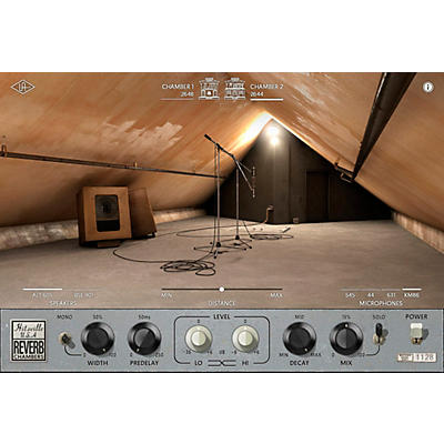 Universal Audio Hitsville Reverb Chambers UADx and UAD-2 Plug-ins (Mac/Windows)