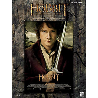 Alfred Hobbit Unexpected Journey Big Note Piano Book