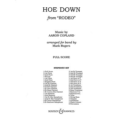 Boosey and Hawkes Hoe Down (Full Score) Concert Band Composed by Aaron Copland Arranged by Quincy C. Hilliard