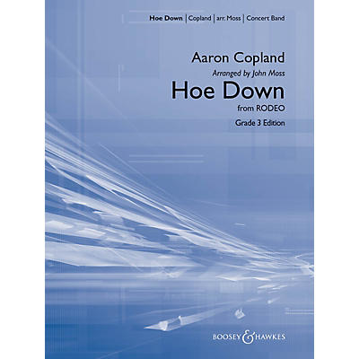 Hal Leonard Hoe Down (from Rodeo) Score Only - Young Band Concert Band