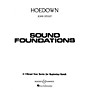 Boosey and Hawkes Hoedown (Full Score) Concert Band Level 1.5 Composed by John Stout