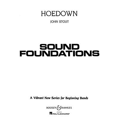 Boosey and Hawkes Hoedown (for Beginning Band) Concert Band Level 1.5 Composed by John Stout