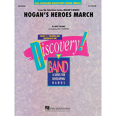Hal Leonard Hogan's Heroes March Concert Band Level 1.5 Arranged by Eric Osterling