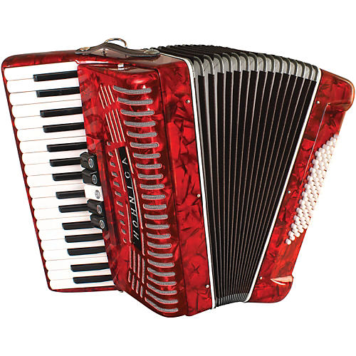 Hohner Hohnica 1305 Beginner 72 Bass Accordion Condition 2 - Blemished Red 197881396879