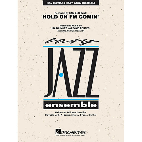 Hal Leonard Hold on I'm Coming Jazz Band Level 2 Arranged by Paul Murtha