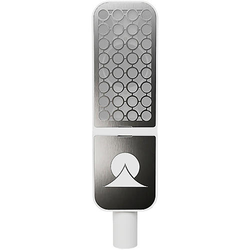 Ohma World Holes Condenser Microphone White & Stainless Steel