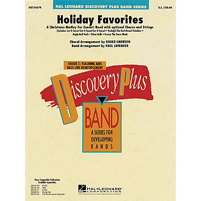 Hal Leonard Holiday Favorites - Discovery Plus Concert Band Series Level 2 arranged by Paul Lavender