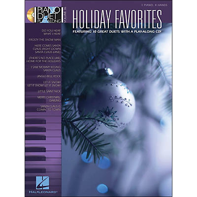 Hal Leonard Holiday Favorites - Piano Duet Play-Along Volume 36 (Book/CD)