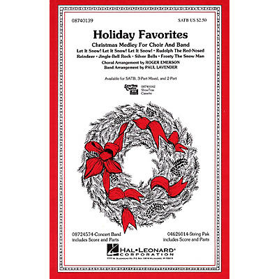 Hal Leonard Holiday Favorites (Medley) 3-Part Mixed Arranged by Roger Emerson