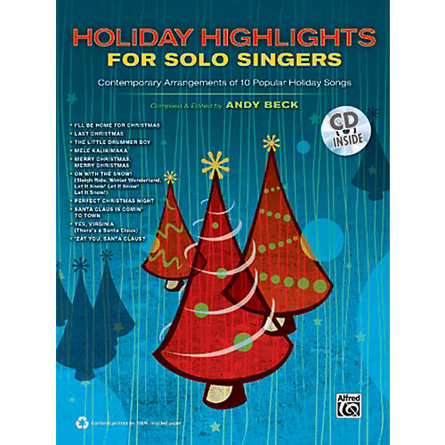 Holiday Highlights for Solo Singers Book & CD