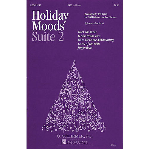 G. Schirmer Holiday Moods (SATB divisi) SATB Divisi composed by Various