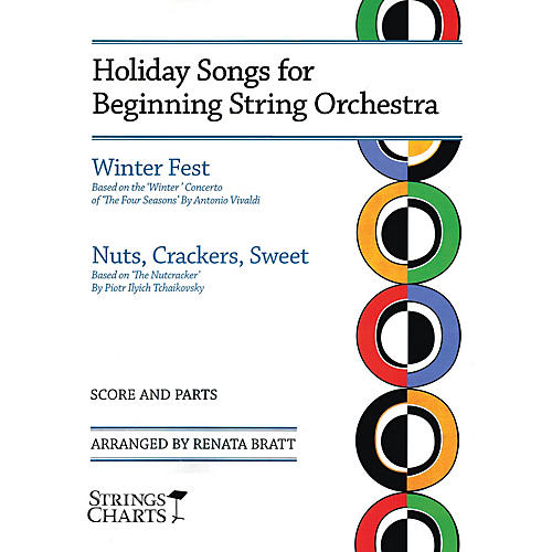 Holiday Songs for Beginning String Orchestra String Letter Publishing Series Softcover by Renata Bratt