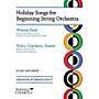 String Letter Publishing Holiday Songs for Beginning String Orchestra String Letter Publishing Series Softcover by Renata Bratt