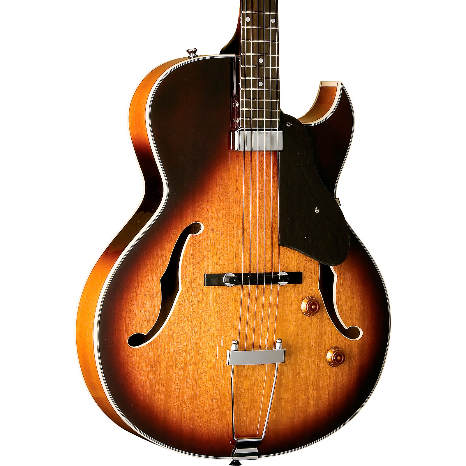 Washburn Hollowbody MiniHumbucker Electric Guitar Sunburst Tobacco