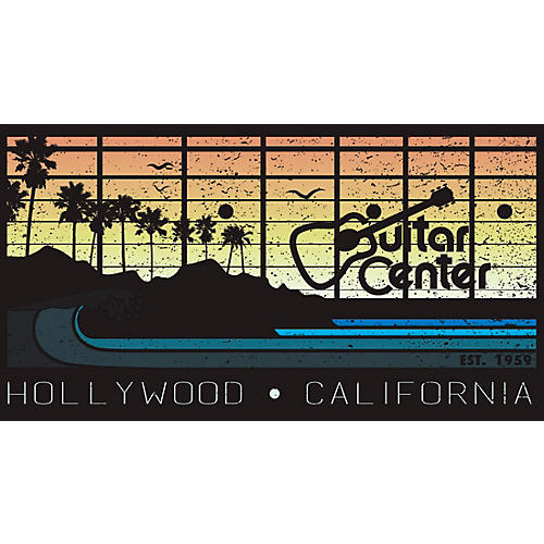 Guitar Center Hollywood - California Sunset Sticker