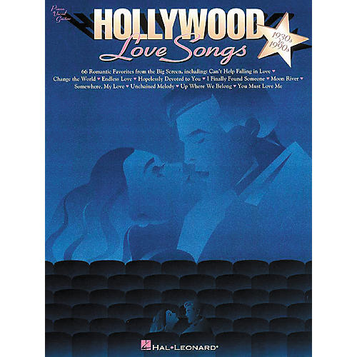 Hollywood Love Songs Piano, Vocal, Guitar Songbook