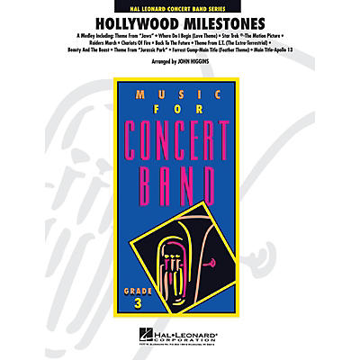 Hal Leonard Hollywood Milestones - Young Concert Band Series Level 3 arranged by John Higgins