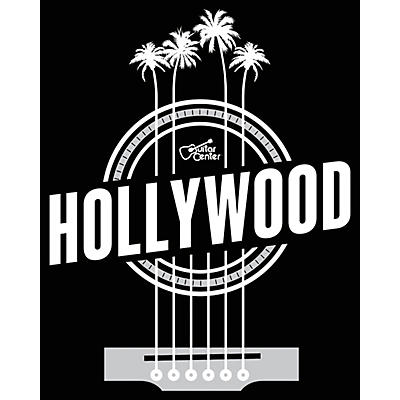 Guitar Center Hollywood Palm Strings - Black/White Magnet