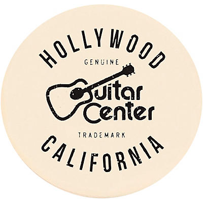 Guitar Center Hollywood Single Round Stone Coaster
