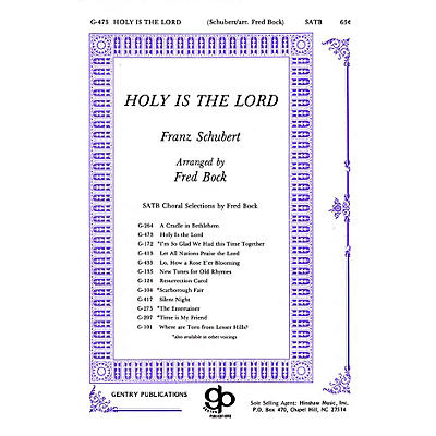Fred Bock Music Holy Is the Lord SATB arranged by Fred Bock