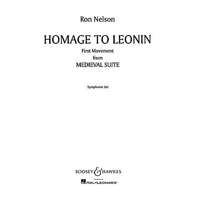 Boosey and Hawkes Homage to Leonin (No. 1 from Medieval Suite) Concert Band Composed by Ron Nelson