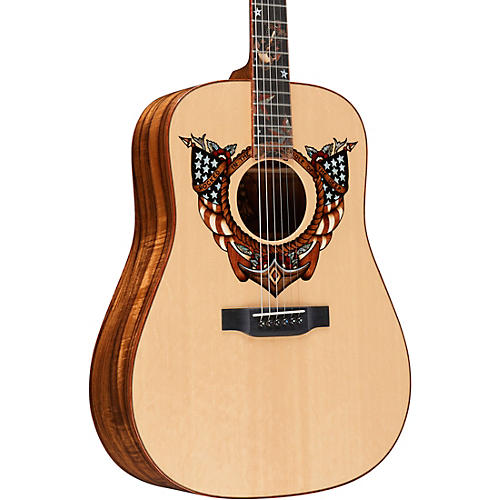 Martin Homeward Bound (Sailor Jerry) Dreadnought Acoustic Guitar Natural